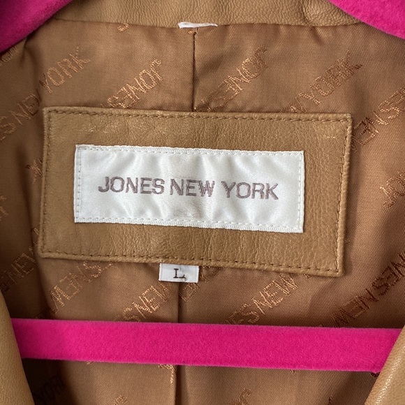 JONES NEW YORK    Caramel Jacket  size L - Picture 4 of 7